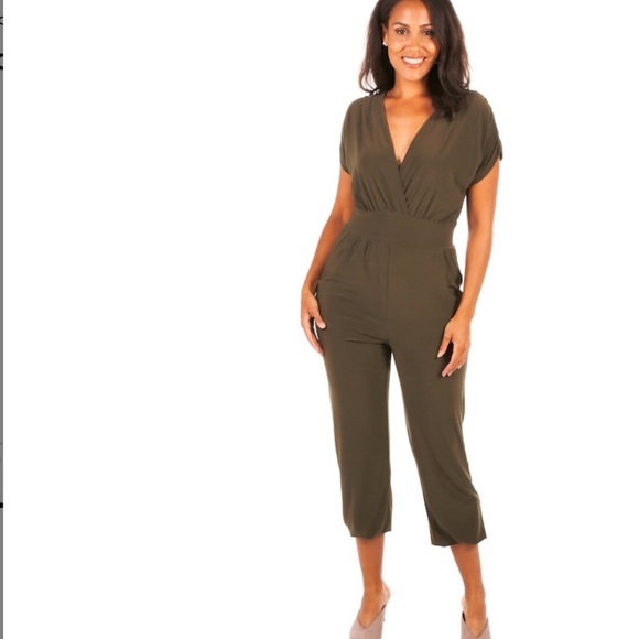 Nwt NINA LEONARD dolman sleeve jumpsuit - Picture 1 of 6